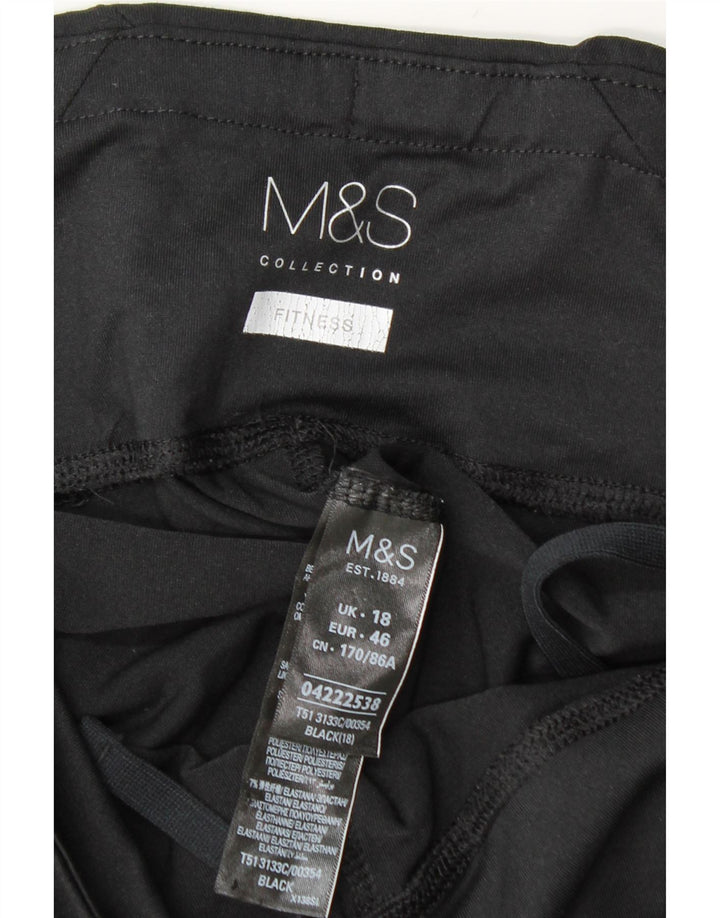 Marks & Spencer Leggings para mujer ES 40 XL Poliéster negro