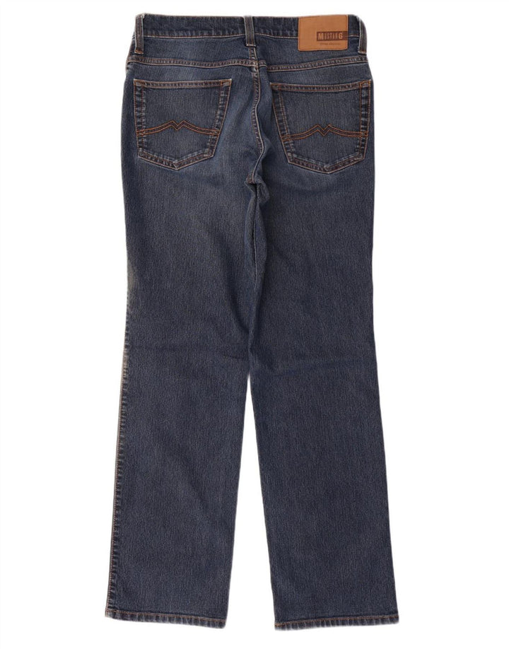 MUSTANG Mens Texas Straight Jeans W33 L32 Blue Cotton