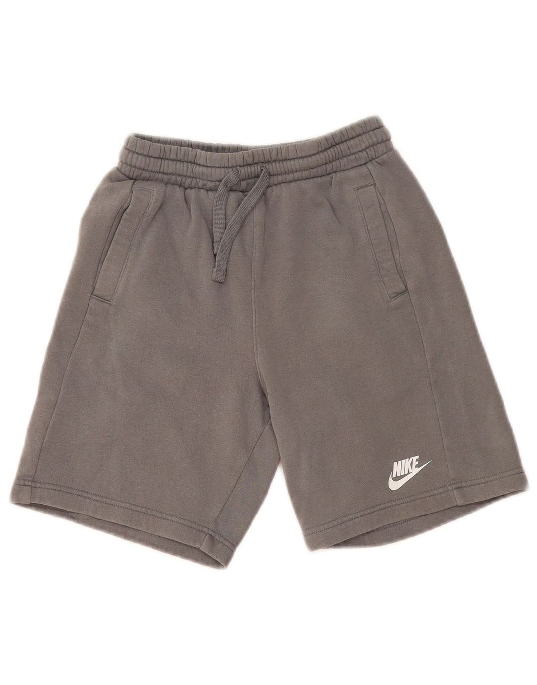 NIKE Pantalones cortos deportivos para niños 10-11 años Gris Algodón