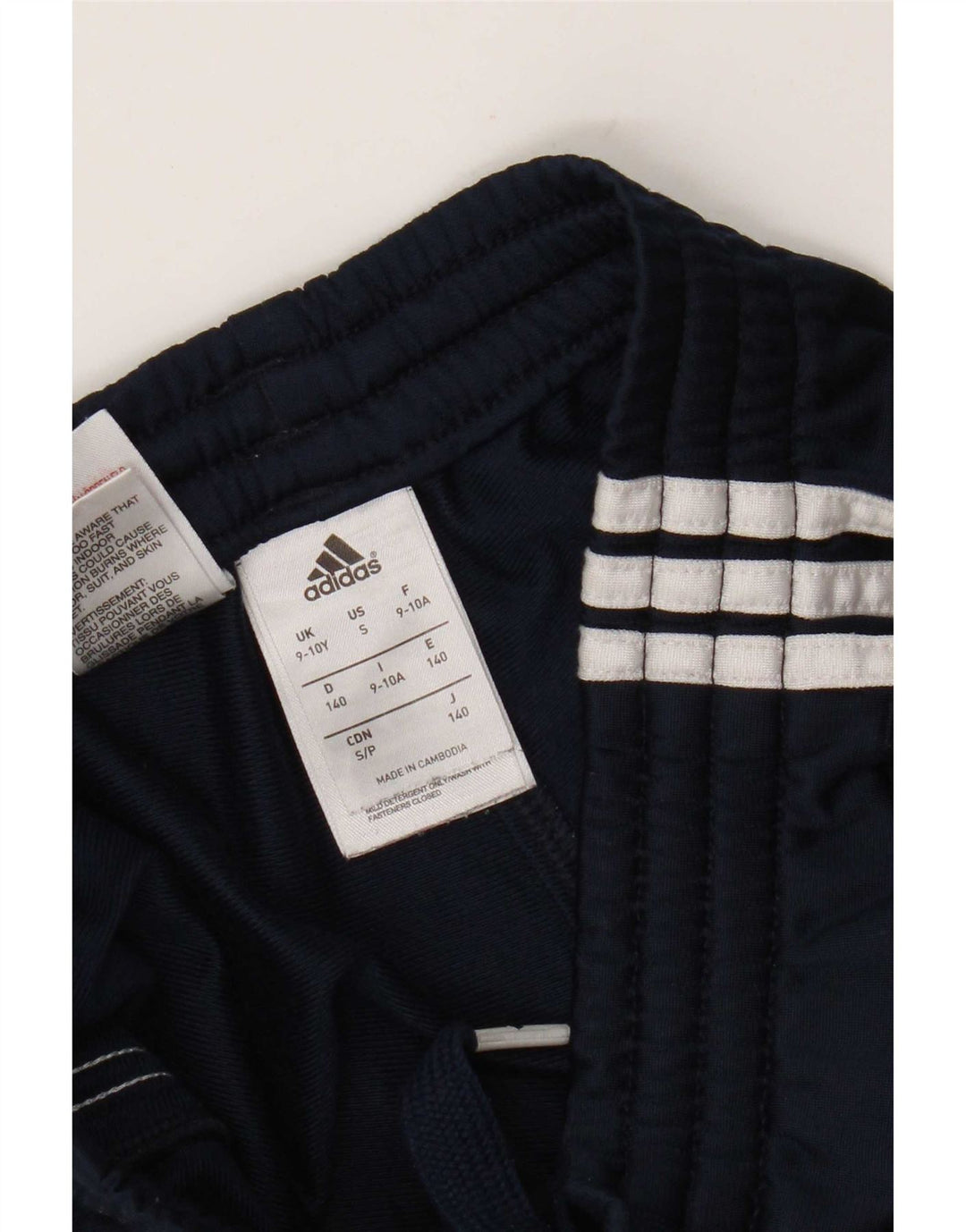 Adidas Pantalón Chándal Niño 9-10 Años Azul Marino Poliéster