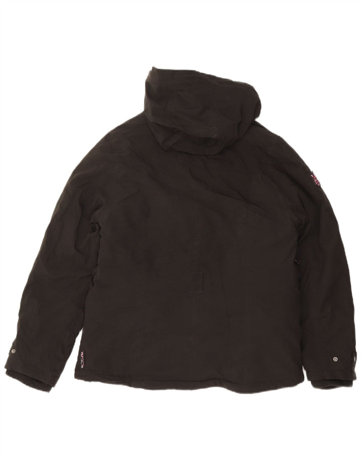 TCM Womens Hooded Windbreaker Jacket UK 10/12 Medium Black Polyester