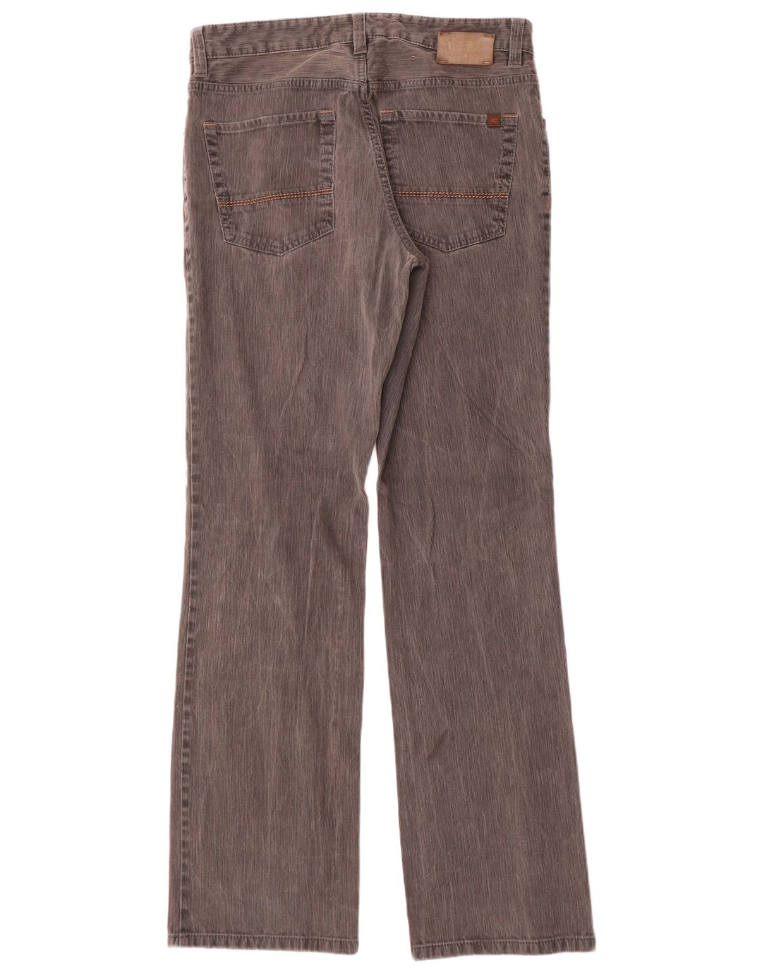 Camel Active Pantalones casuales con corte de bota para hombre W34 L34 Algodón gris