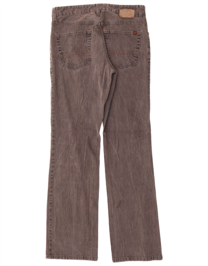 Camel Active Pantalones casuales con corte de bota para hombre W34 L34 Algodón gris