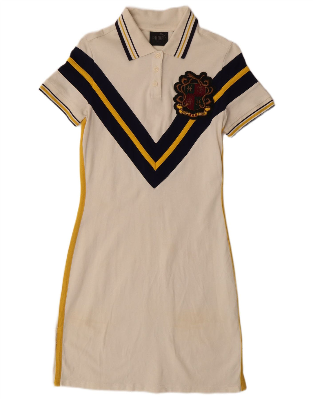 Puma Vestido Polo para Mujer UK 12 Medium Beige