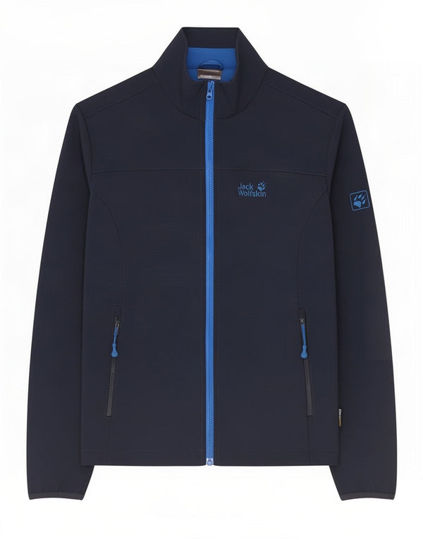 Jack Wolfskin Chaqueta de chándal para hombre UK 36/38 Mediano Azul marino Poliéster