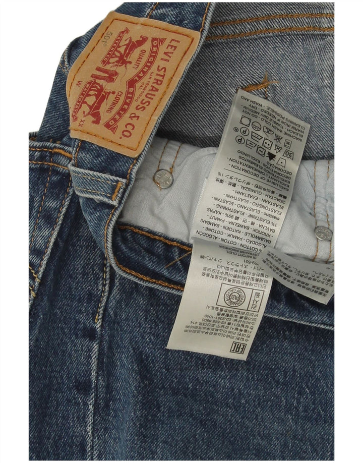 Levi's Hombre 501 Vaqueros Rectos W30 L30 Algodón Azul