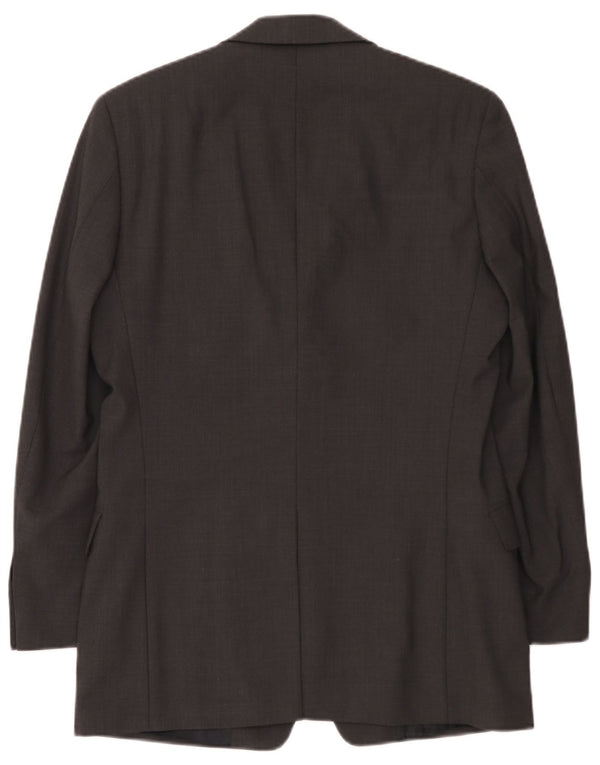 Hugo Boss Chaqueta tipo blazer de 3 botones para hombre EU 44 XS Lana virgen gris