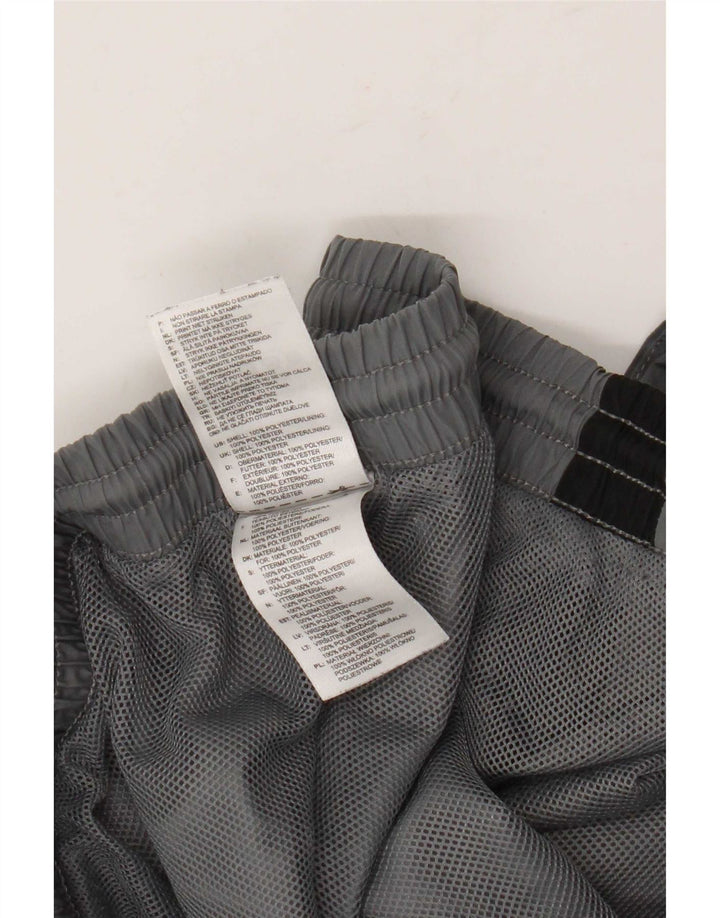 Adidas Hombre Pantalones De Chándal Joggers XL Gris Colorblock Poliéster