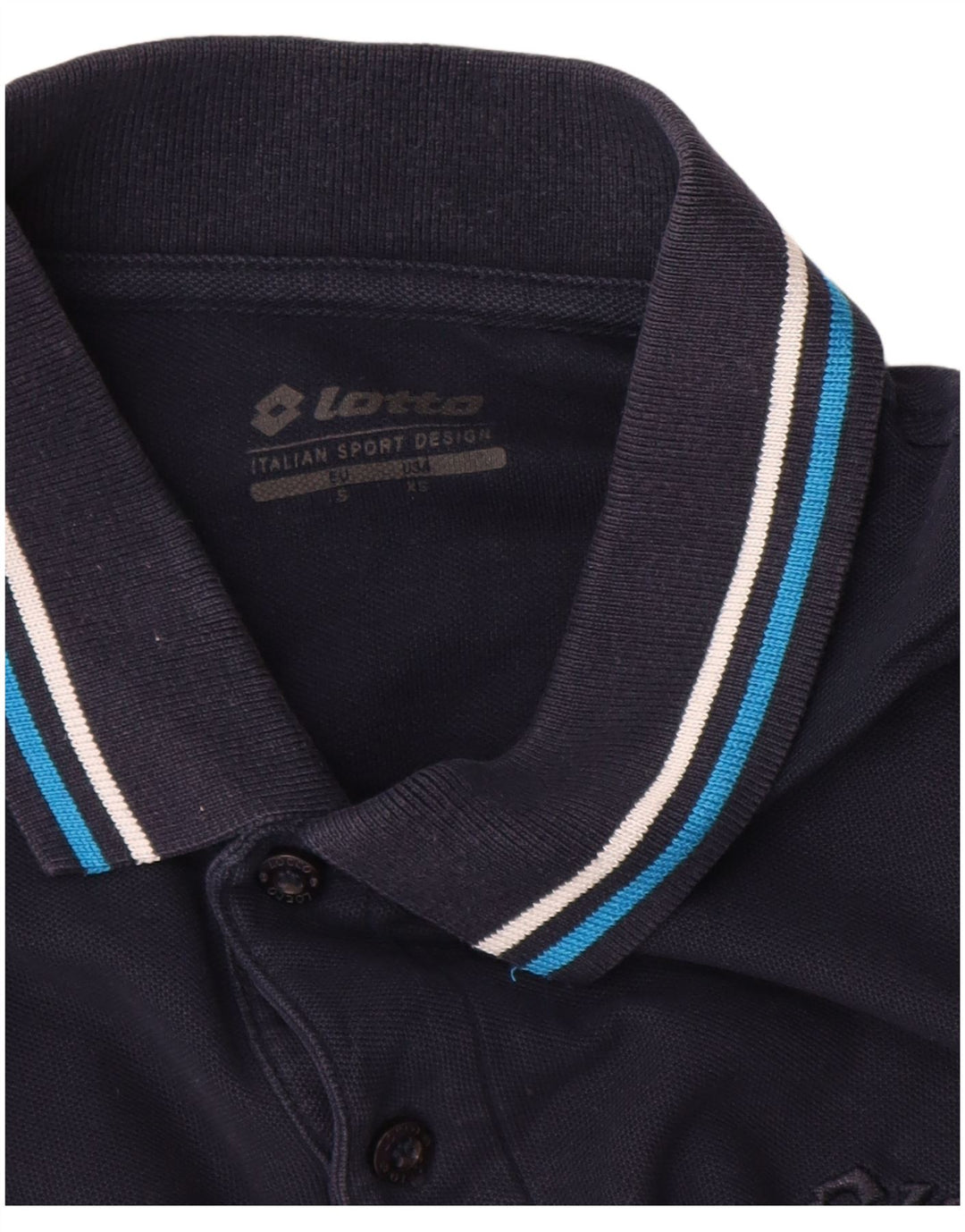 Polo Lotto Hombre Pequeño Azul Marino
