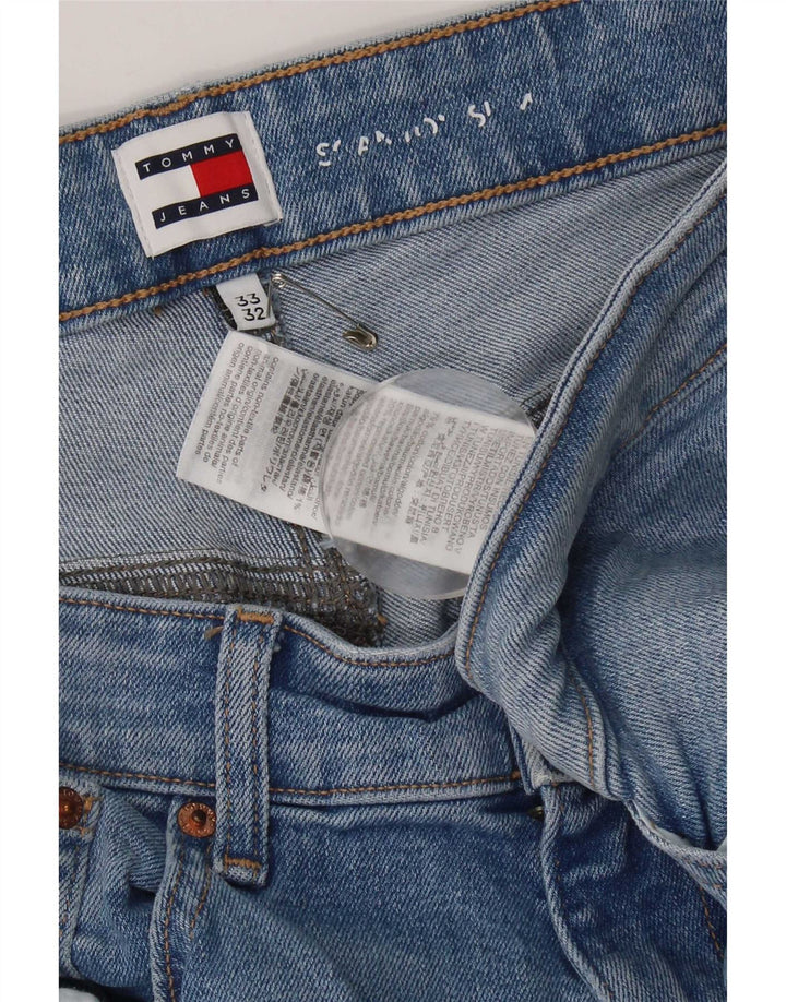 Tommy Hilfiger Vaqueros ajustados para hombre W33 L32 Algodón azul