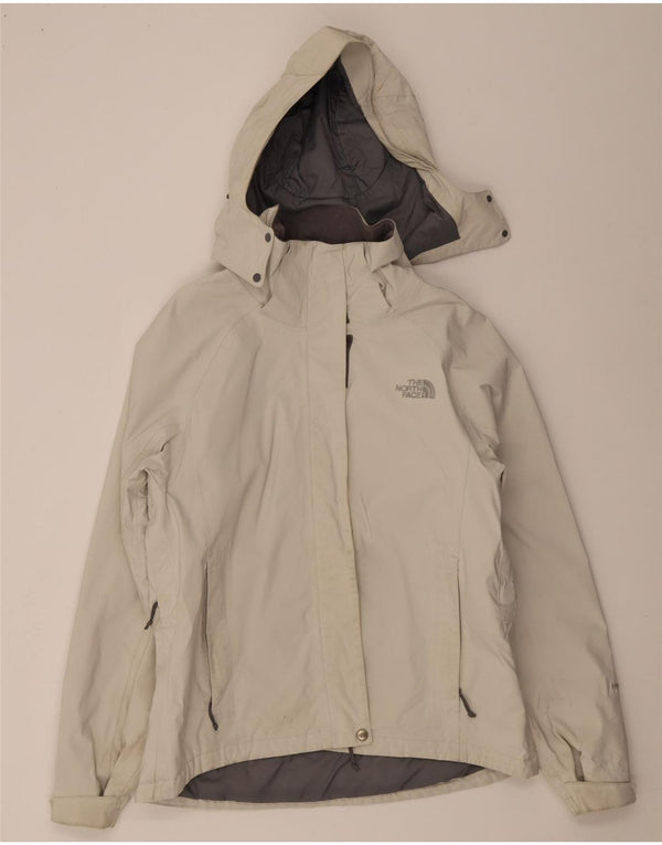 The North Face Chaqueta cortavientos con capucha para mujer UK 46 Large Off White