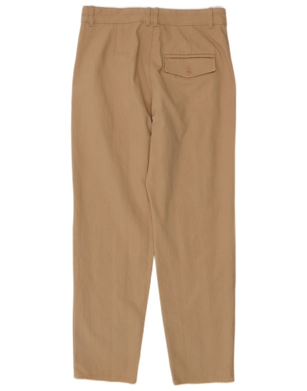 Cos Pantalón chino recto para mujer EU 38 Medium W28 L29 Algodón beige