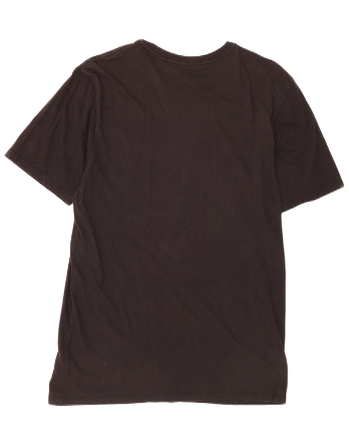 Hurley Camiseta Gráfica Para Hombre Top Mediano De Algodón Negro
