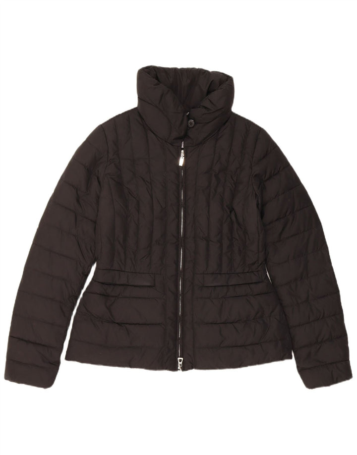 Geox Mujer Respira Chaqueta Acolchada UK 6 XS Negro