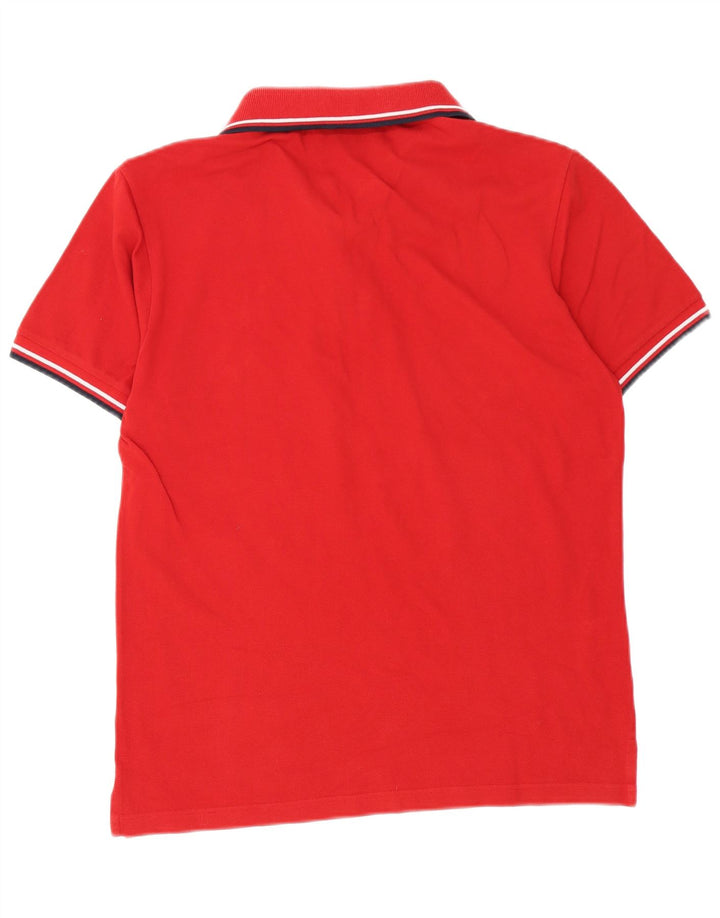 Polo Fred Perry Hombre De Algodón A Rayas Rojo Medio