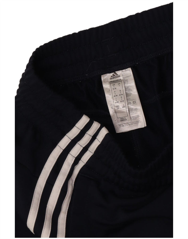 Adidas - Pantalón de chándal para mujer, talla 48/18, talla grande, azul marino, poliéster