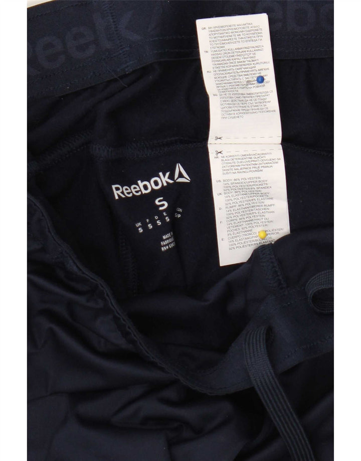 Pantalón Reebok Hombre Chándal Small Azul Marino Poliéster
