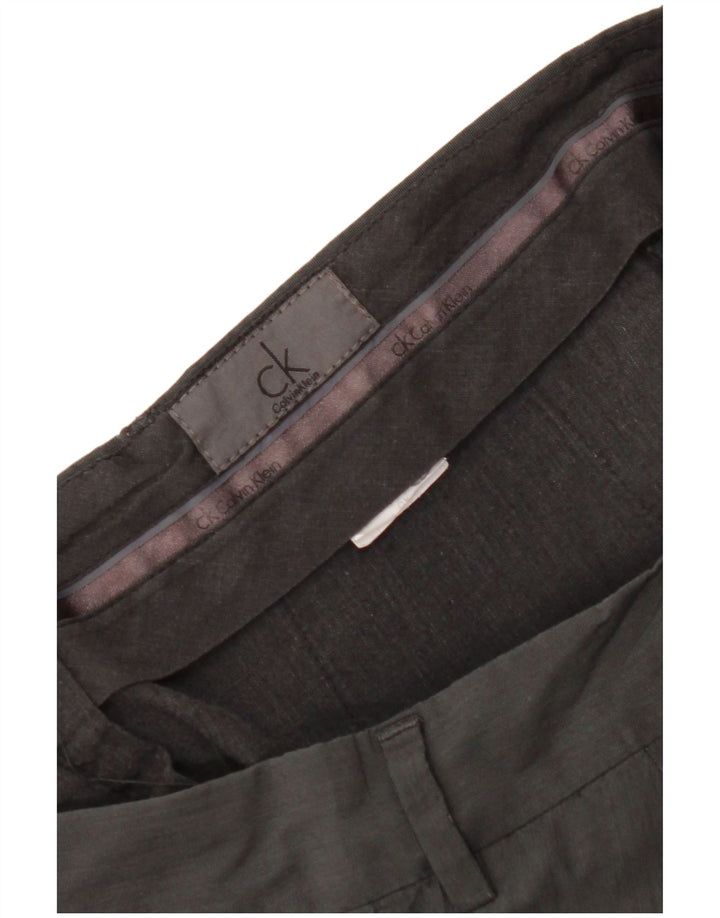 CALVIN KLEIN Pantalón chino ajustado para hombre W32 L28 Gris