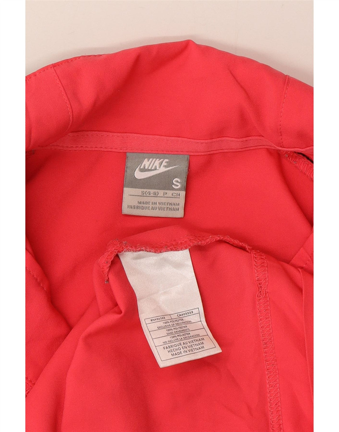 Nike - Chaqueta de chándal para mujer US 4/6 pequeña, color rosa, poliéster