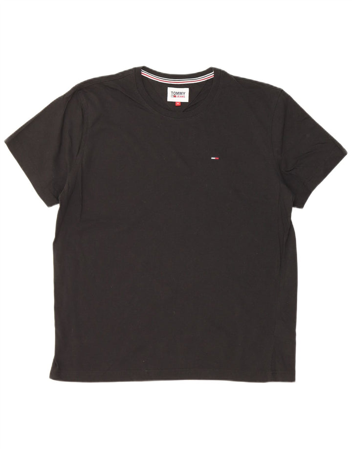 Camiseta Tommy Hilfiger Hombre Top Medium Negro Algodón