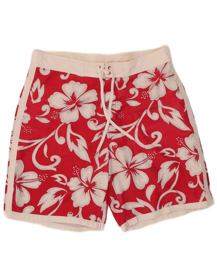 Sundek Bañador Hombre Poliéster Floral Rojo Grande