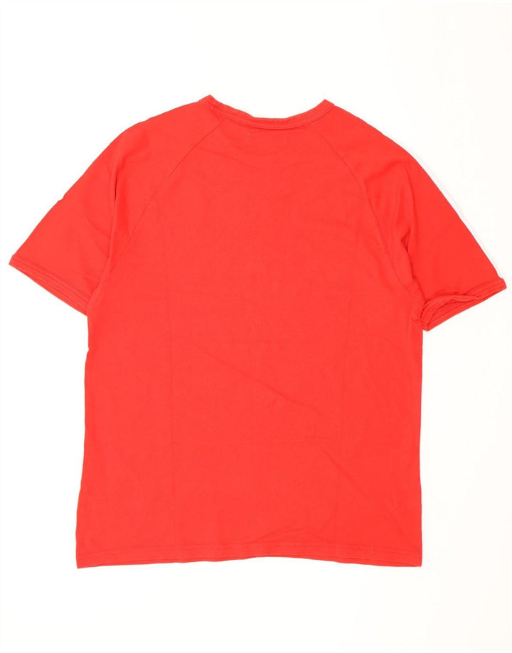 Adidas - Camiseta para hombre, talla grande, color rojo, algodón