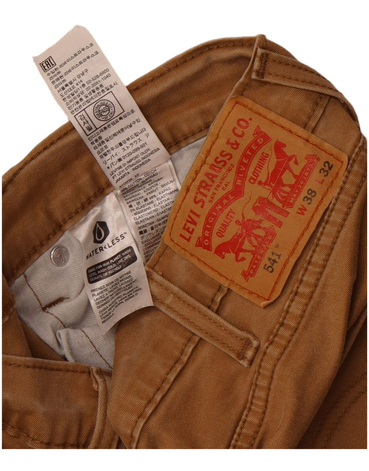 Levi's Mens 541 Pantalones Casuales Rectos W38 L32 Algodón Beige