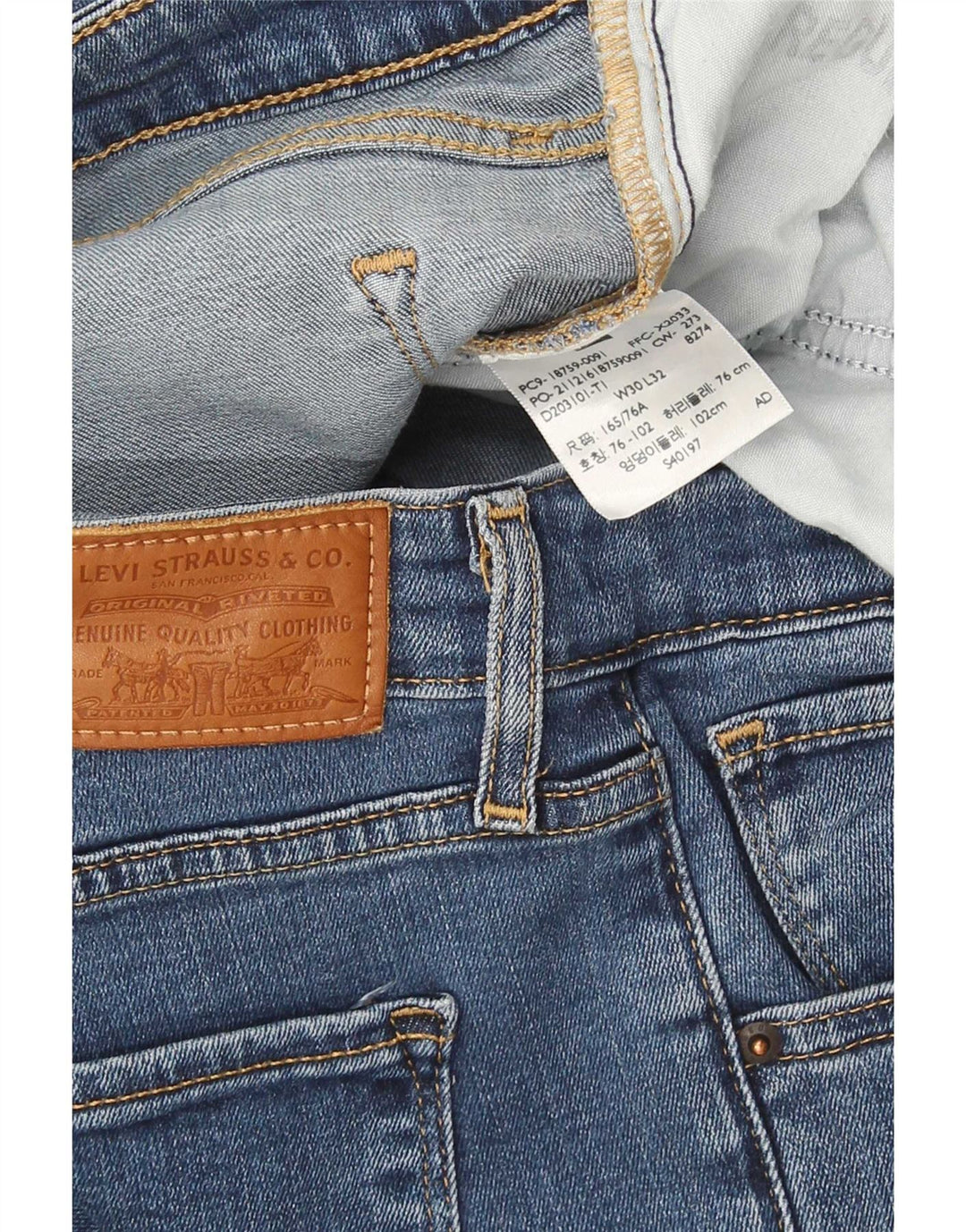 Levi's Vaqueros Bootcut De Tiro Alto 725 Para Mujer W30 L32 Azul