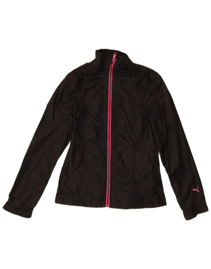 PUMA Chaqueta Bomber para Mujer UK 8 Small Poliéster Negro