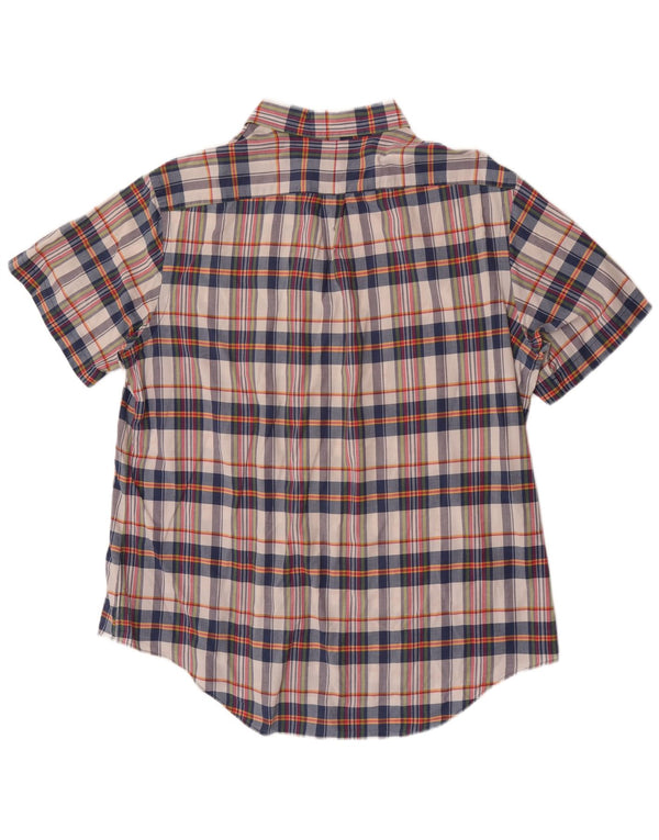 Polo Ralph Lauren Camisa de manga corta para hombre 2XL Algodón a cuadros multicolor
