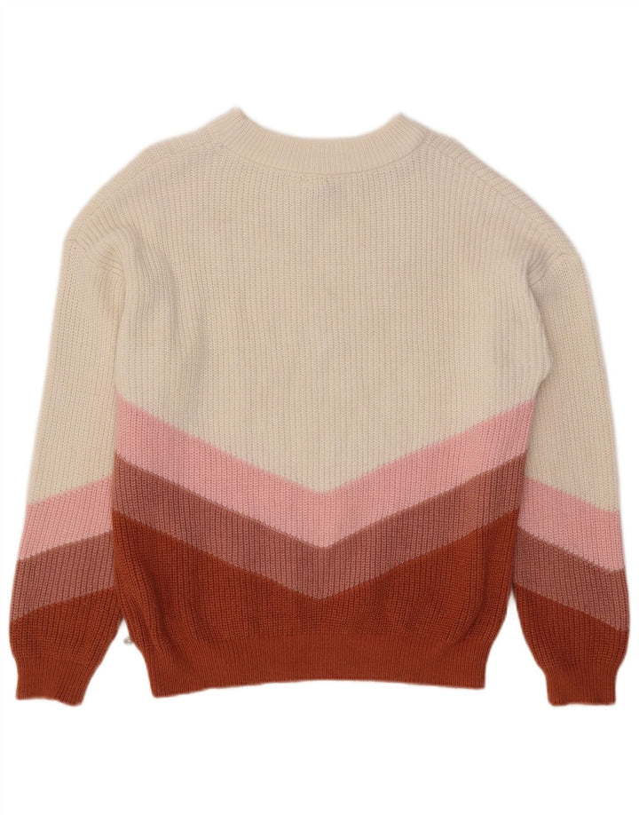 Jersey Roxy para mujer con cuello barco, talla M, multicolor, color block