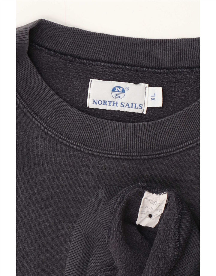 North Sails Sudadera Hombre Jumper XL Gris Algodón