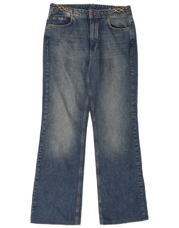 Massimo Dutti Vaqueros Bootcut De Talle Alto Mujer EU 40 Medium W30 L31 Azul