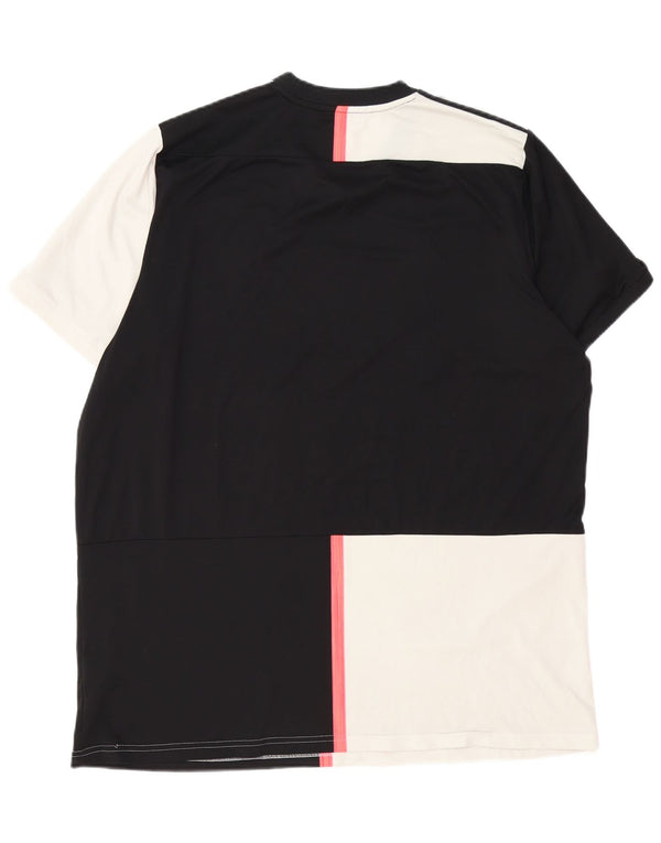 Adidas Camiseta gráfica Juventus para hombre Top 2XL Negro Colorblock Poliéster
