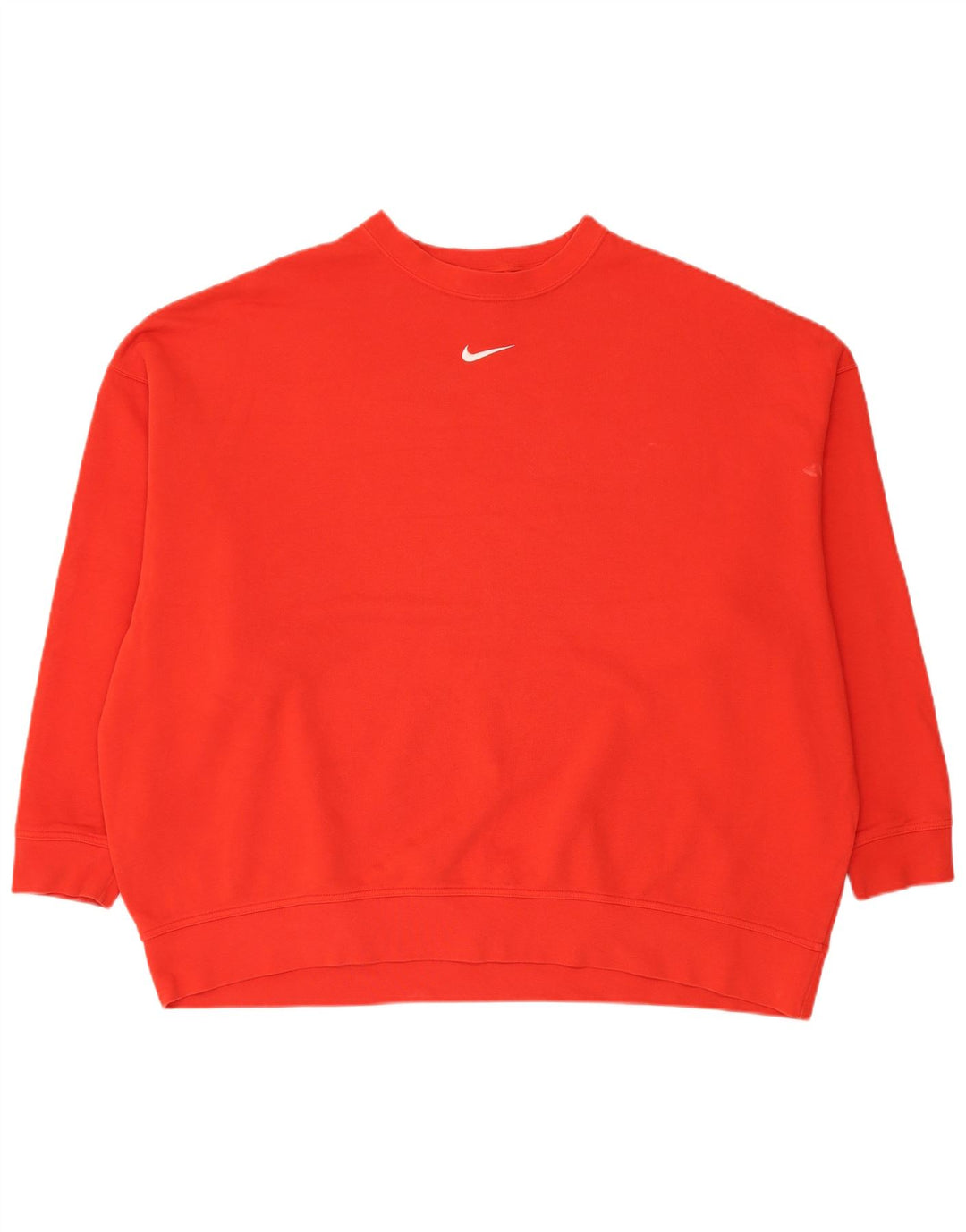 Nike - Sudadera holgada para hombre (algodón rojo mediano)