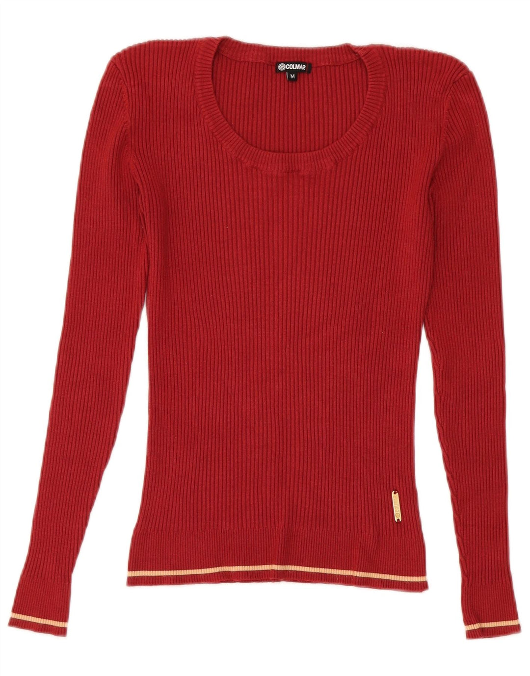 Colmar - Jersey para mujer con cuello barco, talla 40, color rojo medio