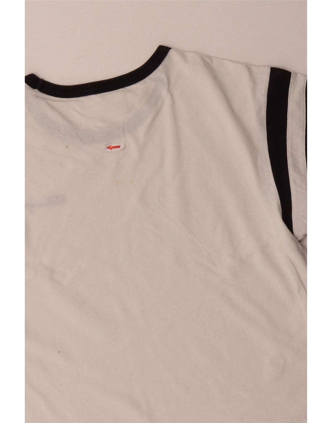 CHAMPION Camiseta para hombre Top Medium White Colorblock Cotton