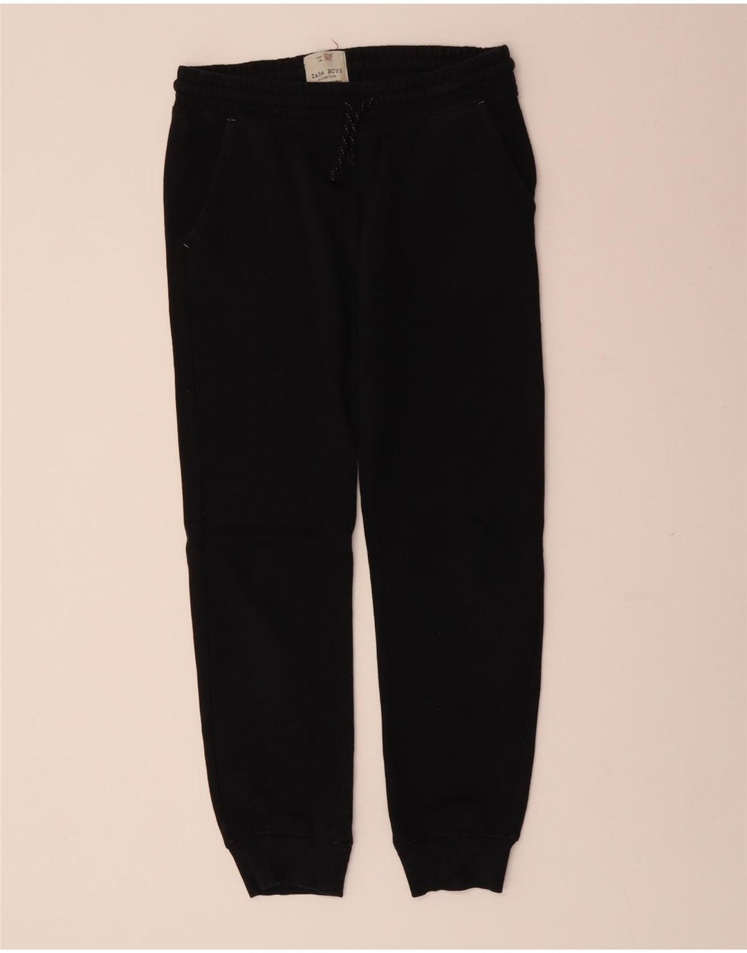 ZARA Pantalón Chándal Niño Joggers 11-12 Años Negro