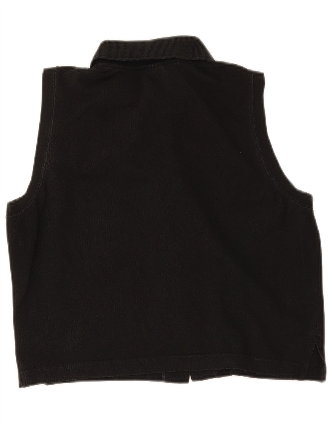 Lacoste Blusa sin mangas corta para mujer Talla 44 Grande Negro