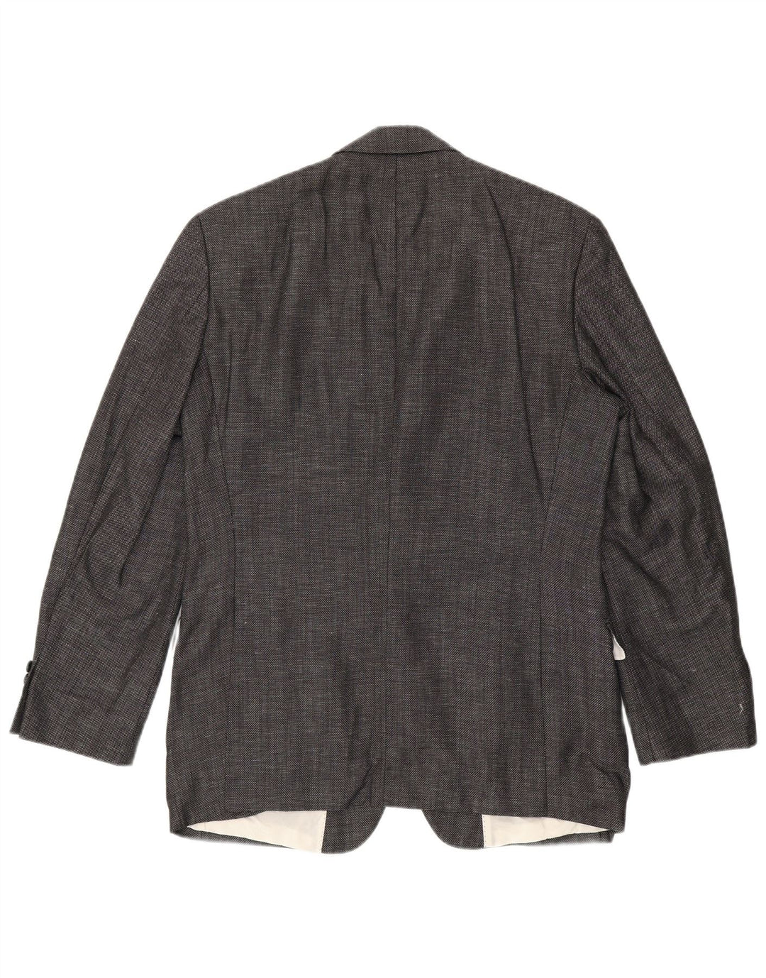 Hugo Boss Chaqueta tipo blazer de 2 botones para hombre EU 50 Grande Gris Lana virgen