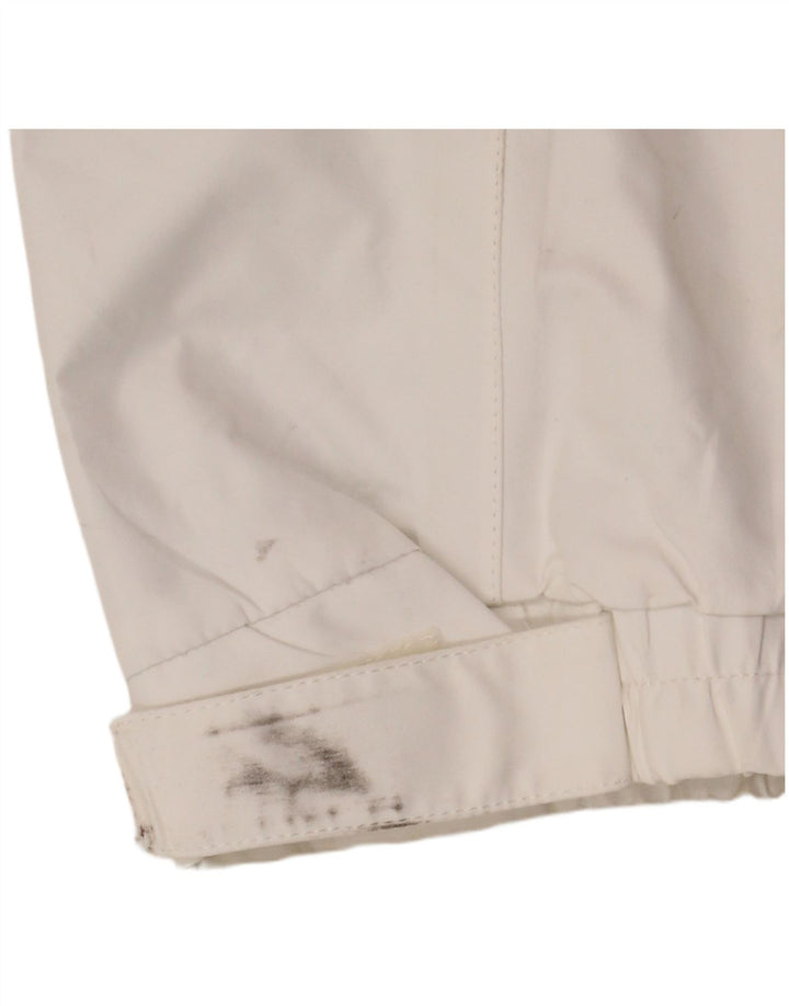 Helly Hansen Chaqueta impermeable con capucha para mujer Reino Unido 46 Poliéster blanco grande