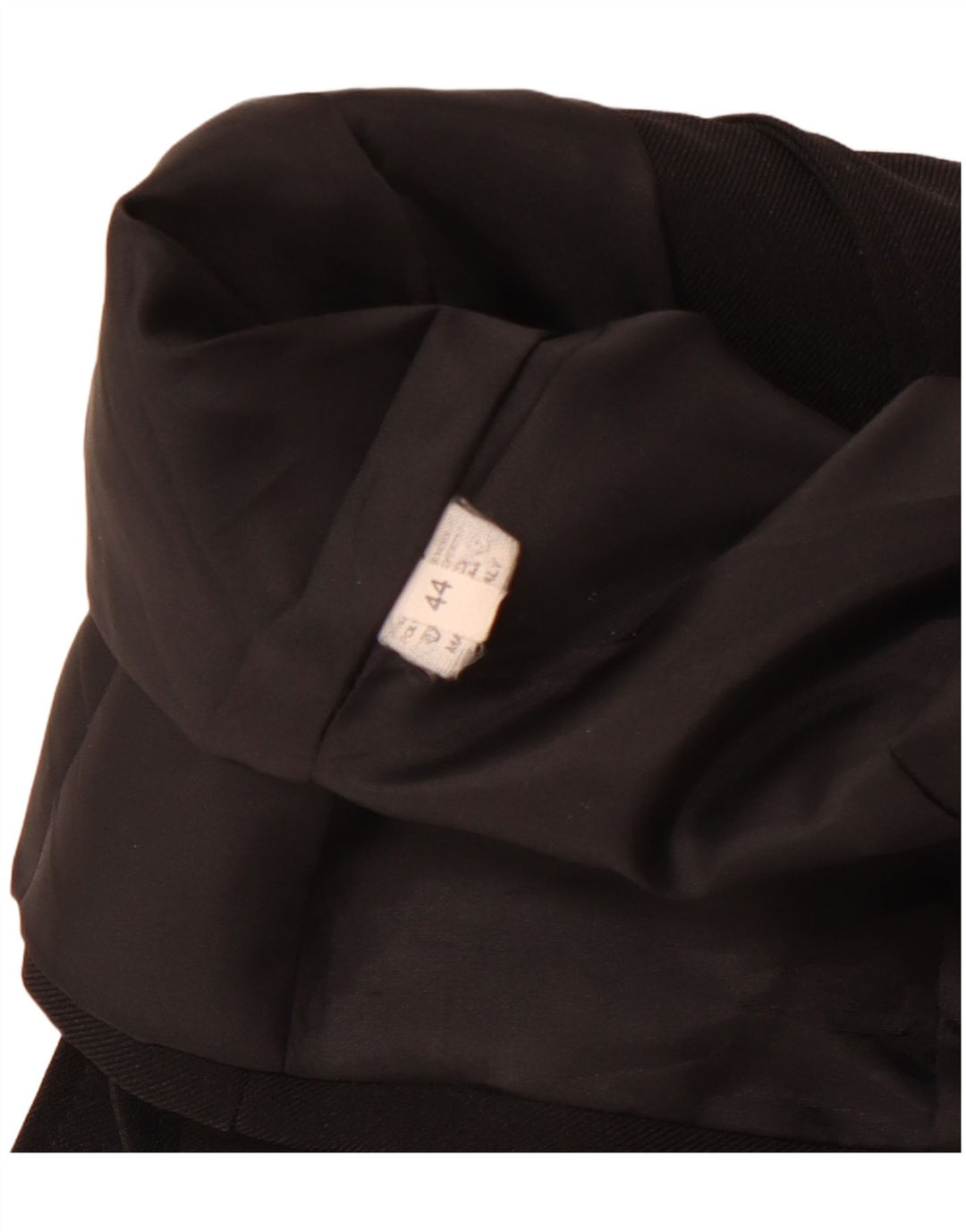 Vintage Mujer 4 Botones Blazer Chaqueta IT 44 Medio Negro Poliéster