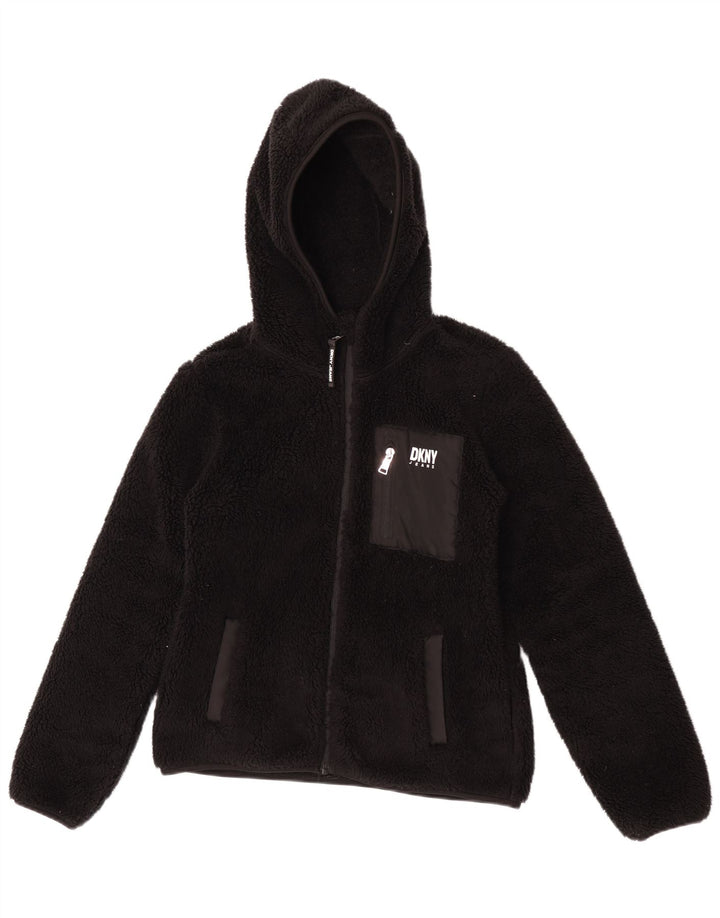 Dkny Chaqueta Polar Niña 14-15 Años Grande Negro Poliéster