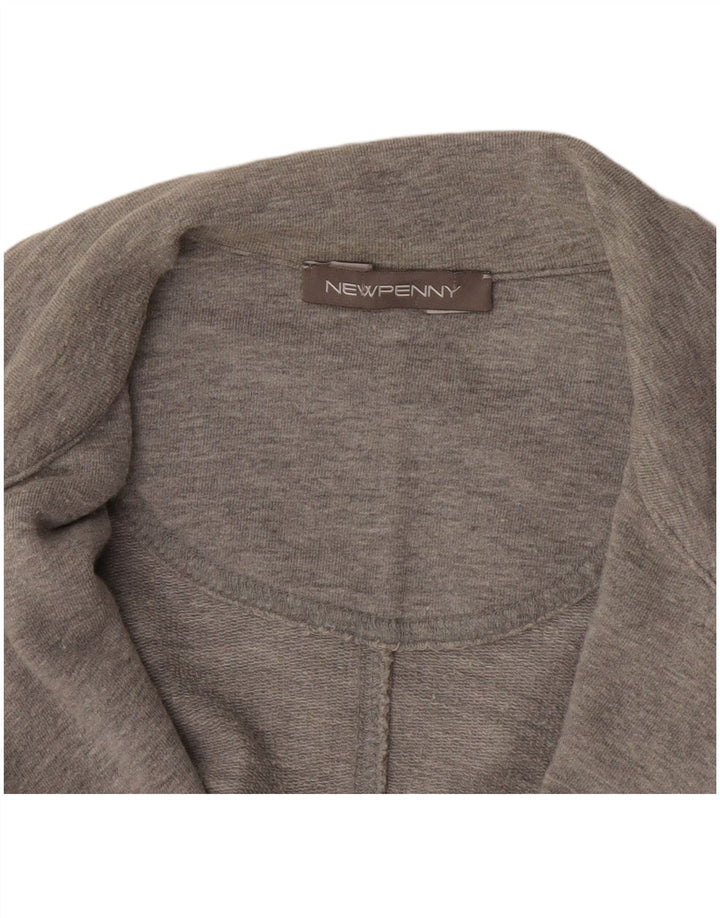 NEW PENNY Chaqueta tipo blazer de 2 botones para mujer UK 10 Small Grey