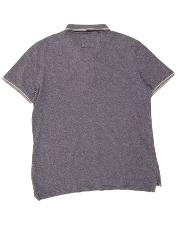 Polo de hombre Fat Face de algodón azul grande