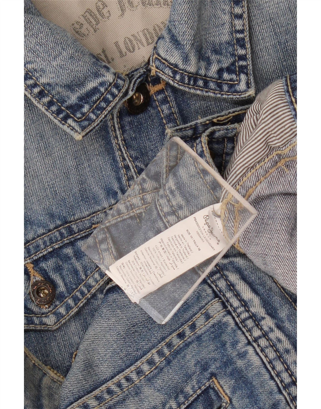 PEPE JEANS Chaqueta Vaquera Niño 9-10 Años Azul Algodón