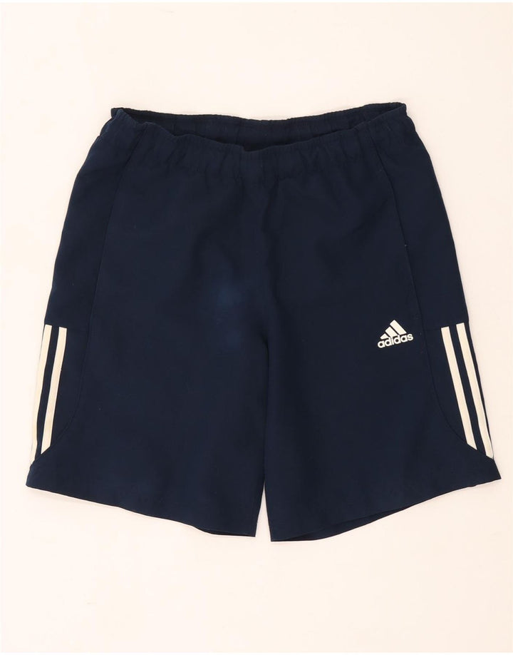ADIDAS Mens Climalite Sport Shorts Pequeño Azul Marino Poliéster