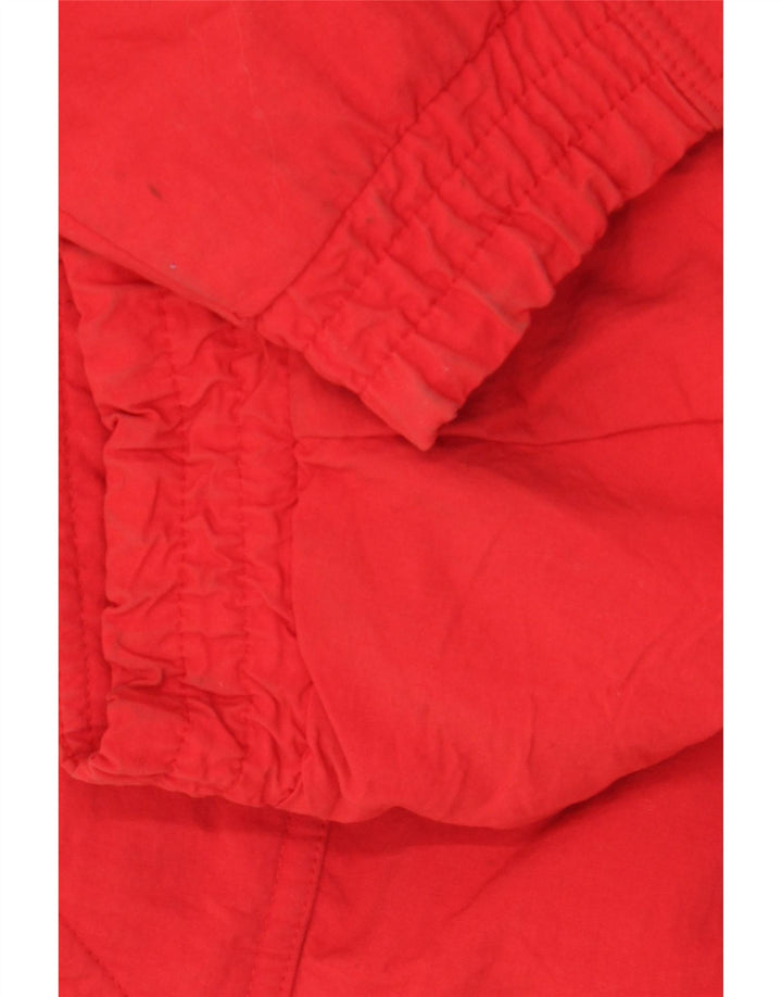 Eddie Bauer Chaqueta acolchada para hombre UK 42 XL Algodón rojo