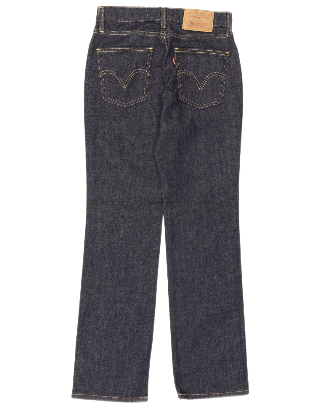 Vaqueros Levi's Mujer 528 Rectos W27 L30 Algodón Azul Marino