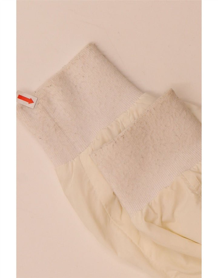 BLAUER Chaqueta Bomber para Mujer UK 40 Mediana Poliamida Blanca